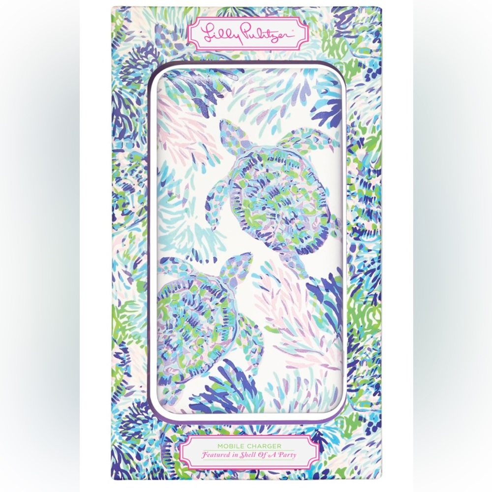 NWT Lily Pulitzer Shell of A Party Mobile Charger
